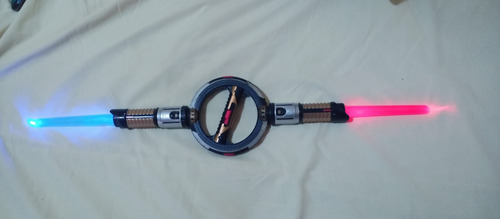 Sable De Luz Giratorio Bicolor Star Wars Azul (Usado)