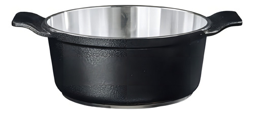 Caçarola Preto Craqueado Alumínio Usinado Javali Aa 30cm