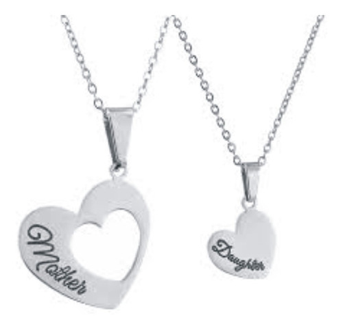 . Collares Corazón Plata 950 San Valentin