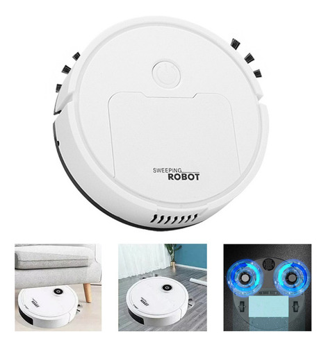 Robot Aspirador Inteligente, Piso Limpio. Presente