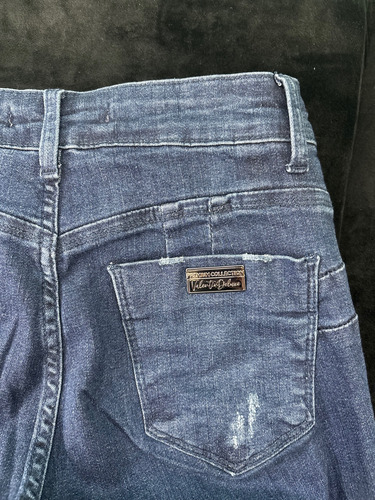 Jean Azul Detalles Gastados Deluxe
