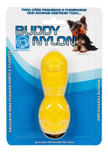 Pulguinha Nylon Buddy Toys Cães Brinquedo Mordedo Resistente