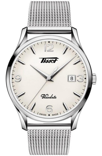 Tissot Heritage Visodate Cuarzo Esfera Plata