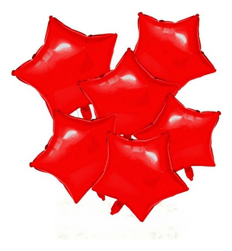 10 Globos Estrella 45 Cm Metálicos Helio Colores Económico