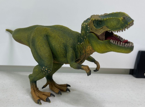 Dinosaurio Tyrannosaurus Rex Schleich Made China 28cm Verde