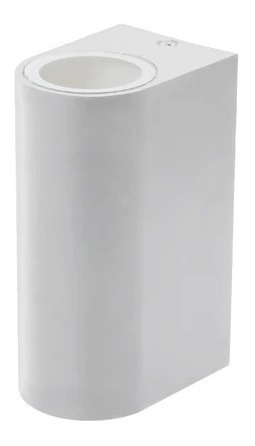 Imagen 1 de 2 de Arbotante Base Doble Luminario 2xgu10 Blanco Blwa-0001-01300