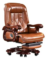 Comprar Silla De Oficina Ejecutiva Grande Y Alta Con Madera Maciza