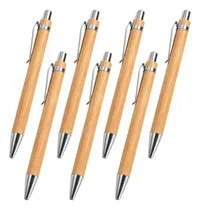 Comprar Lapicera Bambú Tinta Azul Ideal Grabado Láser Caja De 50 Un.