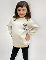 Comprar Buzo Infantil Niños Estampado Cuello Redondo