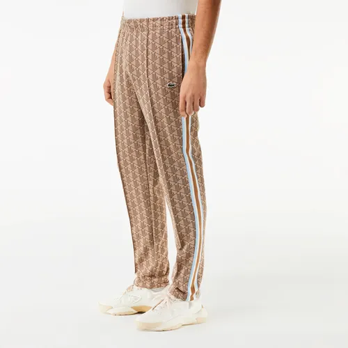 Calça Lacoste Monograma Paris Bege - Original