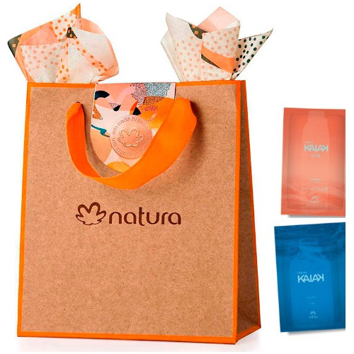 Bolsa Regalo Natura + 4 Muestras Sorpresa Ideal Para Regalo