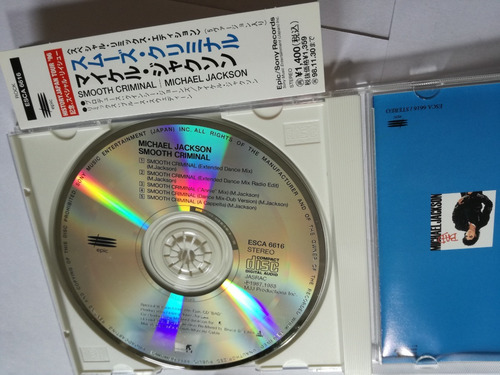 Michael Jackson - Cd Smooth Criminal Made In Japan -