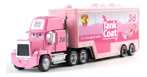 Cars Camion Tank Coat N 36 Rosa + Auto Disney Unico Excelent