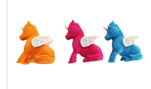 Goma Gomitas D/borrar Unicornio Con Alas Souvenir X 10unidad