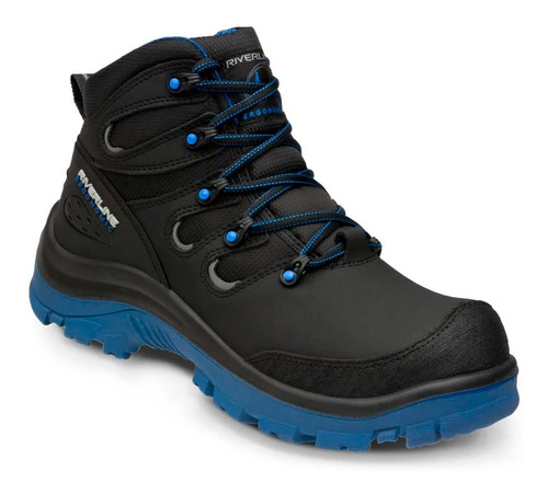 Botas De Seguridad Riverline Energy Unisex Dieléctrico Azul