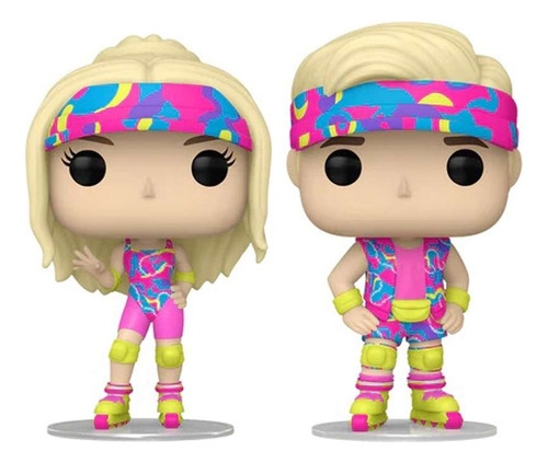 Funko Pop Skating Barbie & Ken ( Patines ) * Blacklight Glow