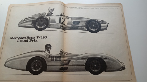 Clipping Corsa Mercedes Benz W 196 Grand Prix 10 Páginas (Usado)
