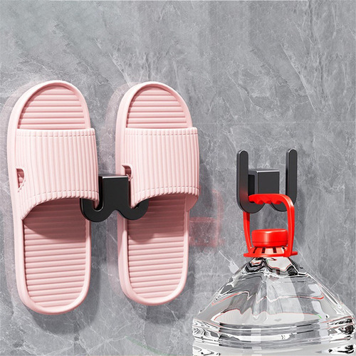 Suporte Para Chinelos De Parede Organizador De Cabides Par
