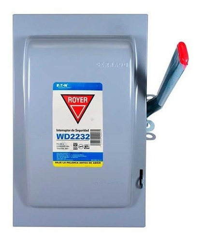 Interruptor De Seguridad De Cuchillas 3x60a Royer Wd2232