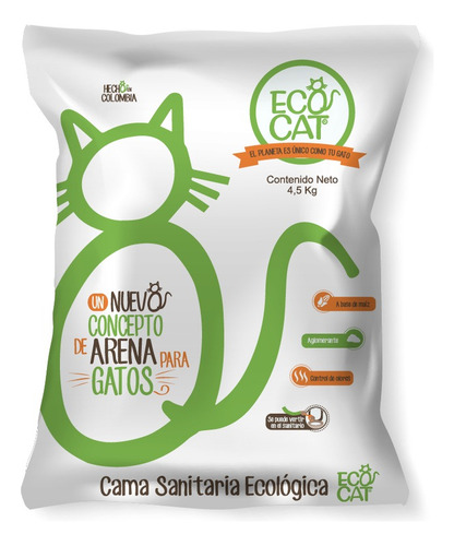 Arena Sanitaria Gatos 4,5 Kg