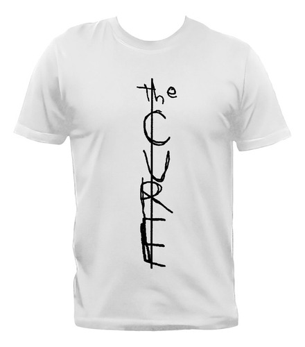 Remera The Cure Rock Logo 3 Algodón Premium