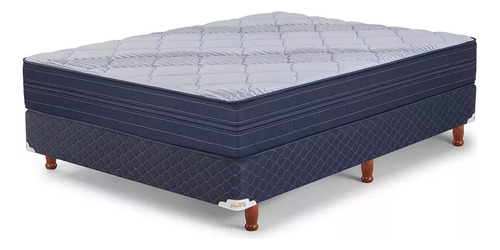 Conjunto Sommier Piero Le Rever 140x190x29 Chol Azul