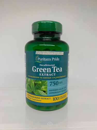 * * 2024 * Green Tea (té Verde) Extract 750mg - 100 Cap
