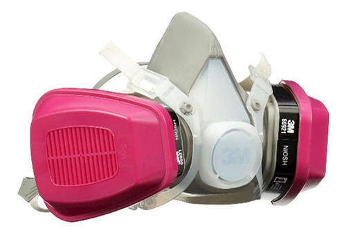 Respirador Mascarilla Alto Rendimiento Con 2 Cartuchos 3m Tm