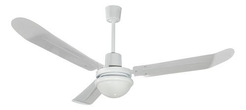 Ventilador De Techo Tormenta C/luz 3 Aspas Blanco 56 Coolfan Diámetro 56 " Frecuencia 110 Material de las aspas Plástico