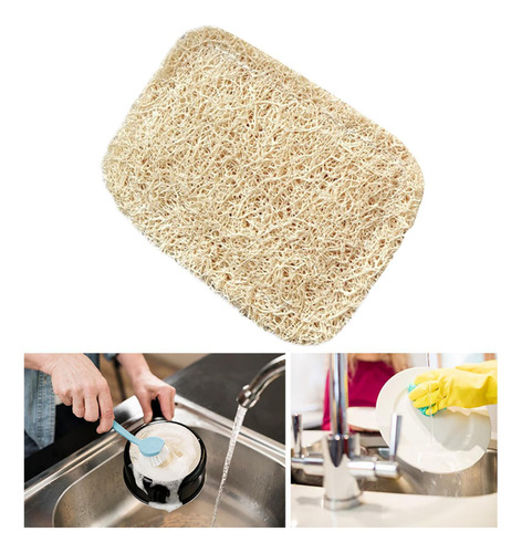 . Loofah Plato Esponja De Loofah Exfoliante Exfoliante De