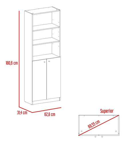 Estante E4 Home - Macadamia