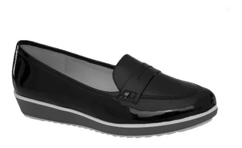 Zapato Piel Charol Alto C.ecm sual Vicenza A70cdb Cn Env o gratis
