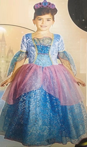 Disfraz De Princesa Fantasy, Talla 8 Y 10.