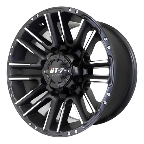 4 Roda Aro 17 Strong 8x170 Ford F250 F350 Tala 9 Gt7+porcas Cor Preto Diamantado