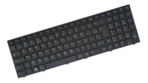 Teclado Para Positivo Vaio Fit 15s Vjf154f11x Vjf155f11x Br Cor Preto Idioma Português Brasil