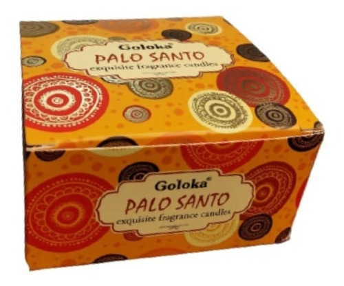 Imagem 2 de 4 de Vela Aromatica Indiana Goloka Duração De 6 Horas Palo Santo