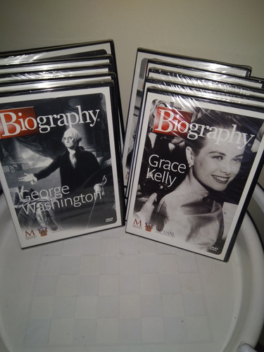 10 Dvd Biography Bill Clinton Kahlo Rivera Washington Nuevos