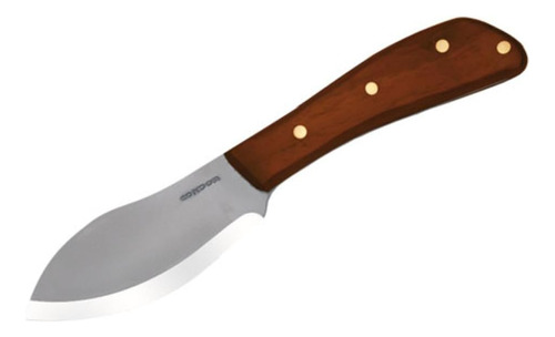 Cuchillo Nessmuk, Mango De Madera, Funda De Cuero