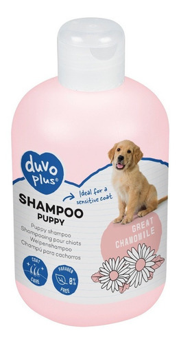 Shampoo Duvo Perros Cachorros A Base De Manzanilla, 250 Ml Fragancia Manzanilla Tono De Pelaje Recomendado Cachorros, Cualquier Tono De Pelo