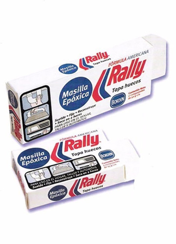 Masilla Rally Tipo Original 50 Gramos 50 Unid