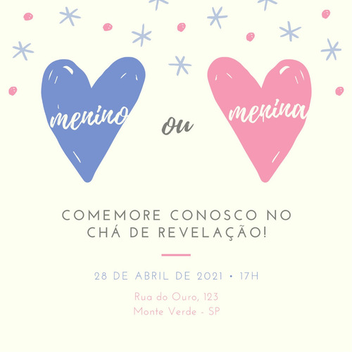 Imagem 10 de 10 de Convite Virtual Festa Aniversário Casamento Chá Revelação