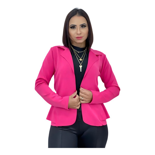 Blazer Casaquinho Feminino Neopreme Terninho Fabrica + Nf