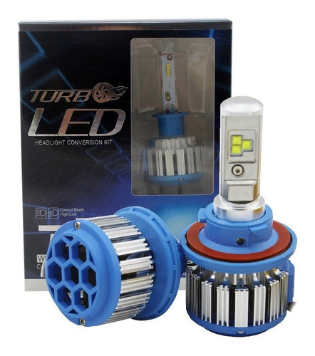Par Ampolletas Turbo Led H13 Altas/bajas No Error Canbus