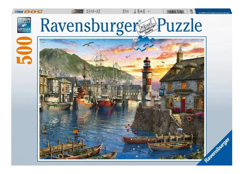Puzzle Amanecer En El Puerto 500 Piezas- Ravensburger