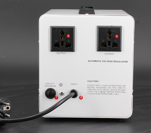 Regulador Estabilizador De Voltaje 1000va 220vac Avr Rele