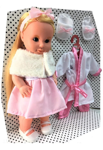 Imagen 6 de 10 de Muñeca Set Ropa Lovely Girl 40cm Original New 905 Bigshop