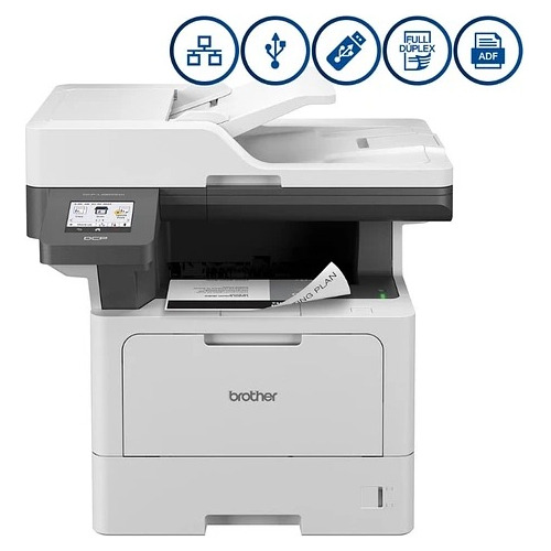 Multifuncional Láser Oficio Brother Dcpl5660dn 50ppm Usb Byn