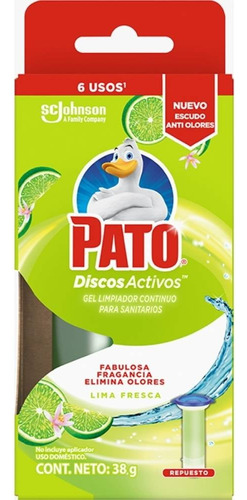 Pato Discos Activos Pack 6 Repuestos 38g C/u