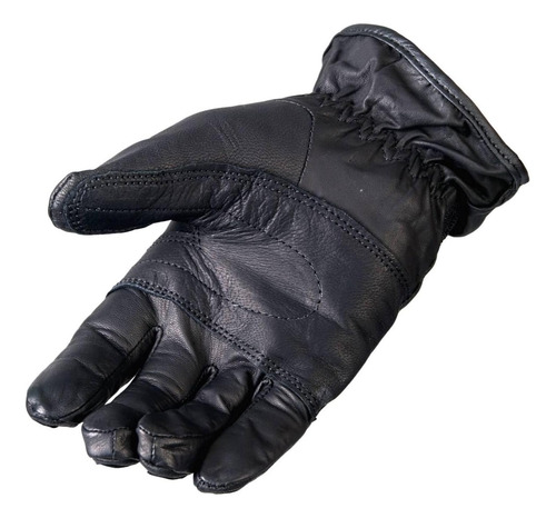 Guantes De Cuero Acanalado