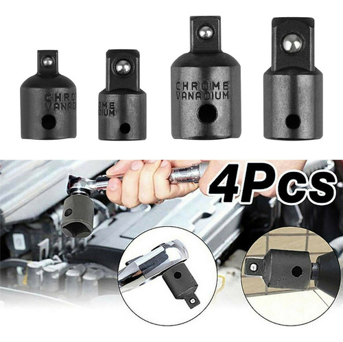 . Adaptador Reducción Vaso 1/4 3/8 1/2 Cr-v